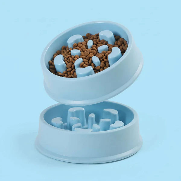 BarkAndMeow Premium Slow Feeder Puzzle Dog Bowls – Anti-Choke, Anti-Slip Maze Dishes for Any Breeds