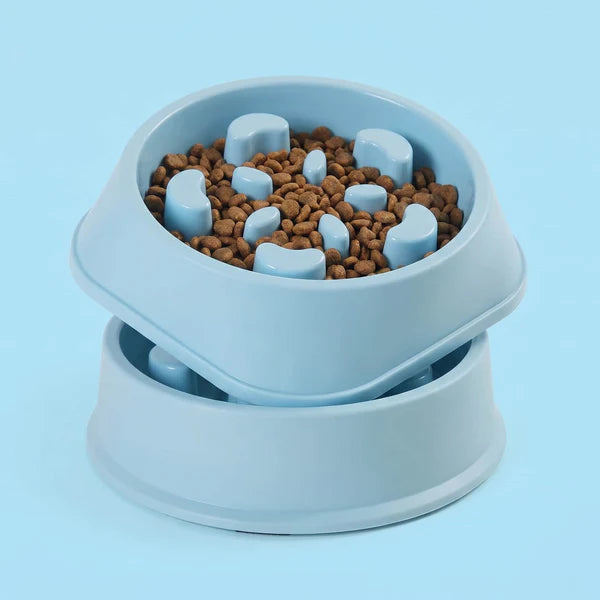 BarkAndMeow Premium Slow Feeder Puzzle Dog Bowls – Anti-Choke, Anti-Slip Maze Dishes for Any Breeds