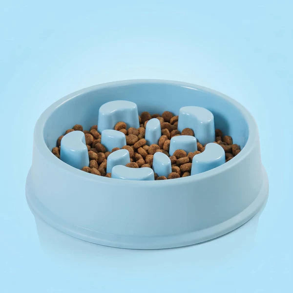BarkAndMeow Premium Slow Feeder Puzzle Dog Bowls – Anti-Choke, Anti-Slip Maze Dishes for Any Breeds