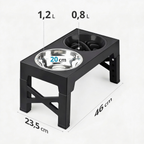 BarkAndMeow Premium Elevated Slow Feeding System For All Breeds
