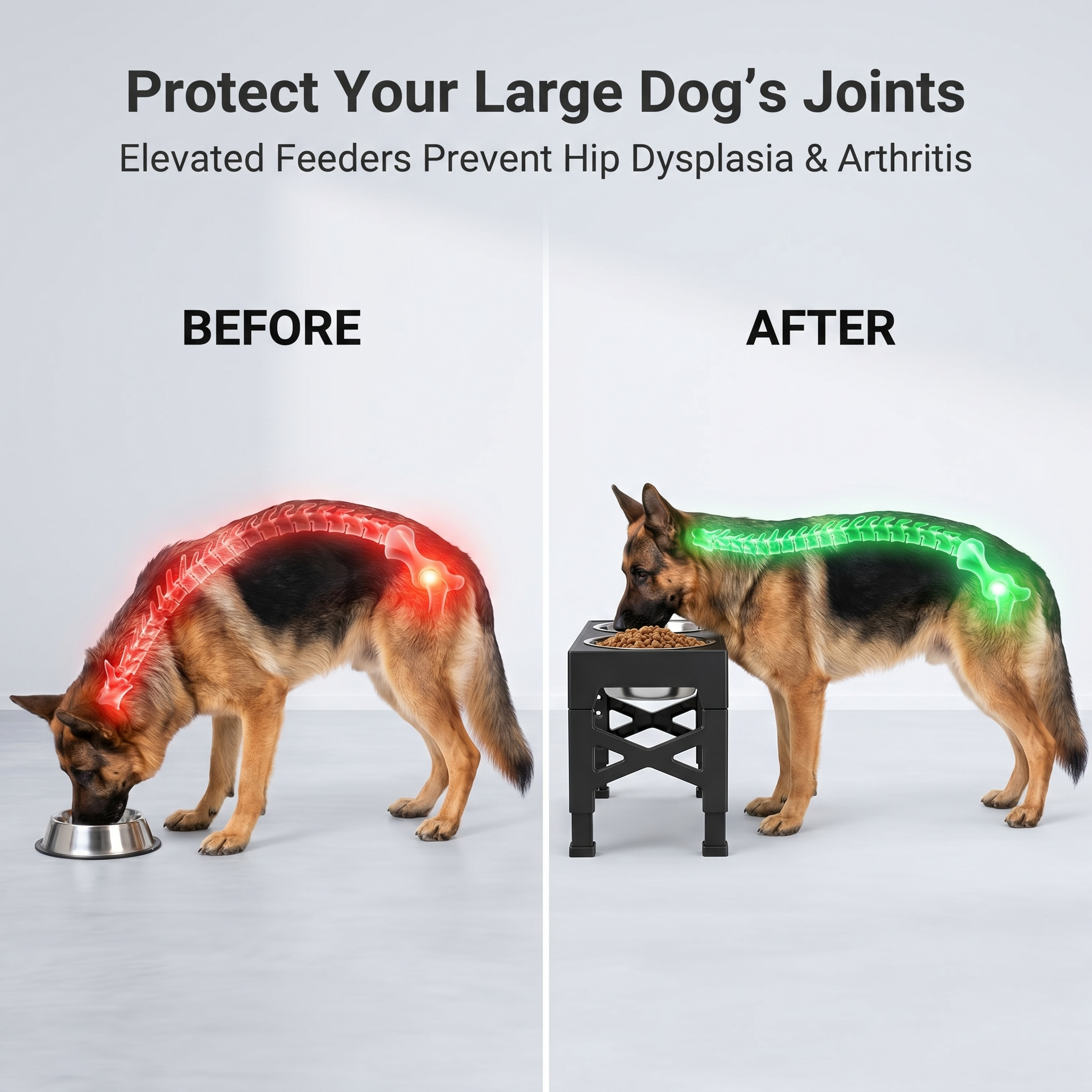 BarkAndMeow Premium Elevated Slow Feeding System For All Breeds
